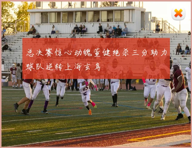总决赛惊心动魄董健绝杀三分助力球队逆转上海玄鸟