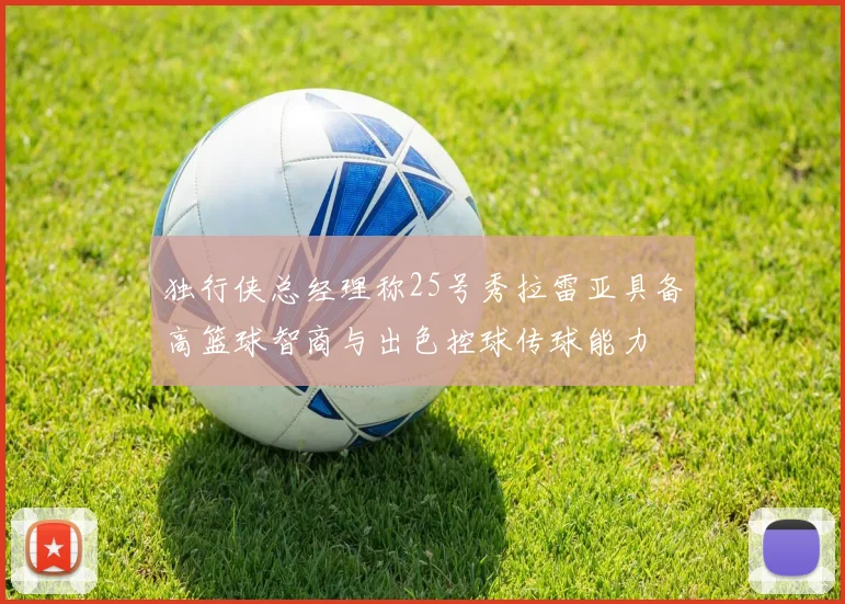 独行侠总经理称25号秀拉雷亚具备高篮球智商与出色控球传球能力