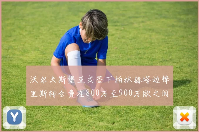 沃尔夫斯堡正式签下柏林赫塔边锋里斯转会费在800万至900万欧之间